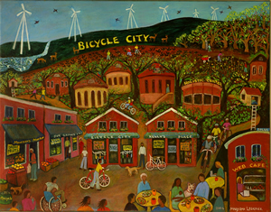 Bicycle City - Painting